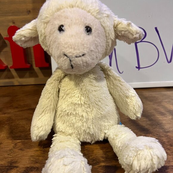 Manhattan toy Bashful Bunny Rabbit Lamb Plush Stuffed Animal 12” - Picture 3 of 7